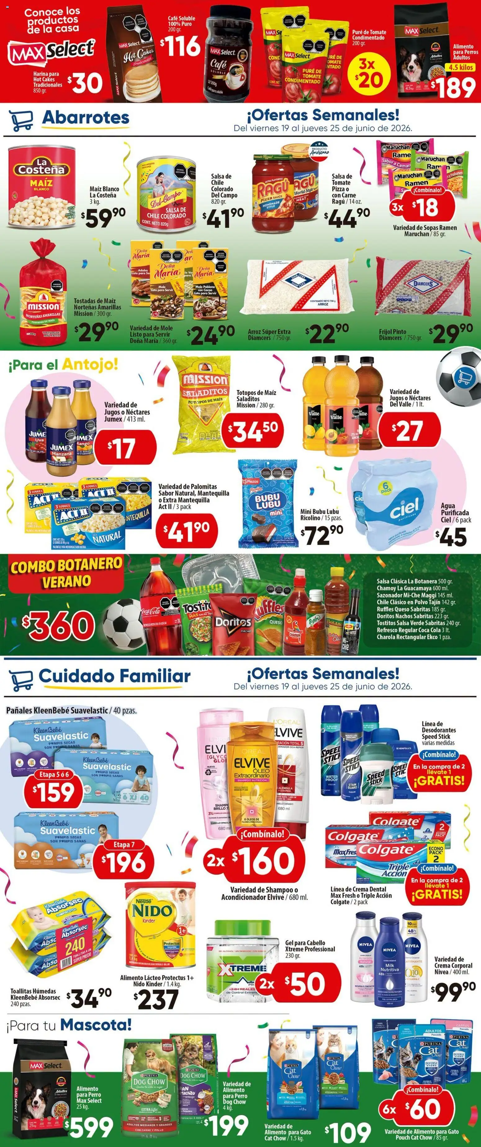 Nuevas ofertas de Calimax válidas en toda la República Mexicana desde el 19.06.2026. ¡Encuentra las mejores ofertas en Calimax folleto Mexicali y SLRC! | Página: 4