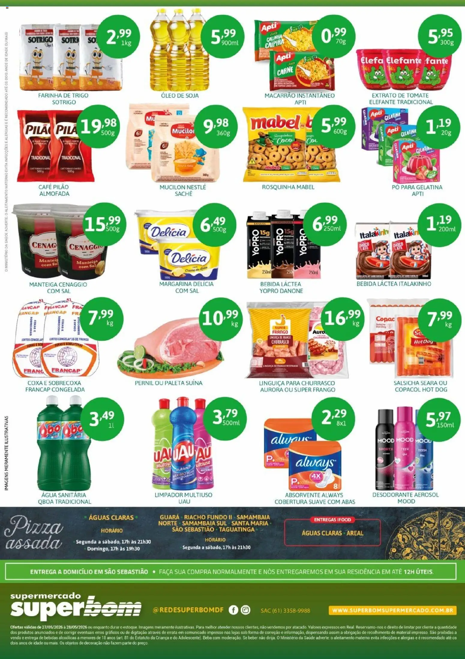Superbom Folheto - válido de 27.05.2026 | Página: 2 | Produtos: Faca, Mucilon, Margarina, Gelatina