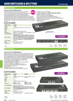 Preview of Jaycar Engineering & Scientific Catalogue 2025/2026  - valid from 09.07.2025 | Page: 410 | Products: Monitor, Audio, Remote control, Stereo