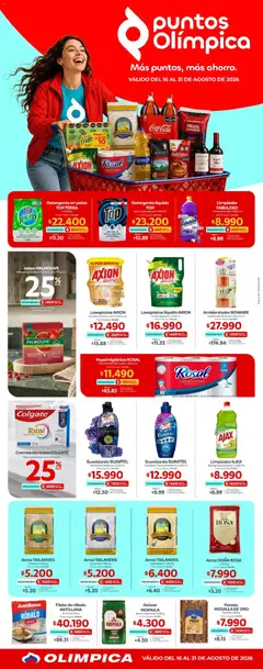 Olímpica - 17 - Más puntos, más ahorro del 16 al 31 de agosto de 2026 -  Vista previa de la revista de la tienda Olímpica valido desde el 16/08/2026