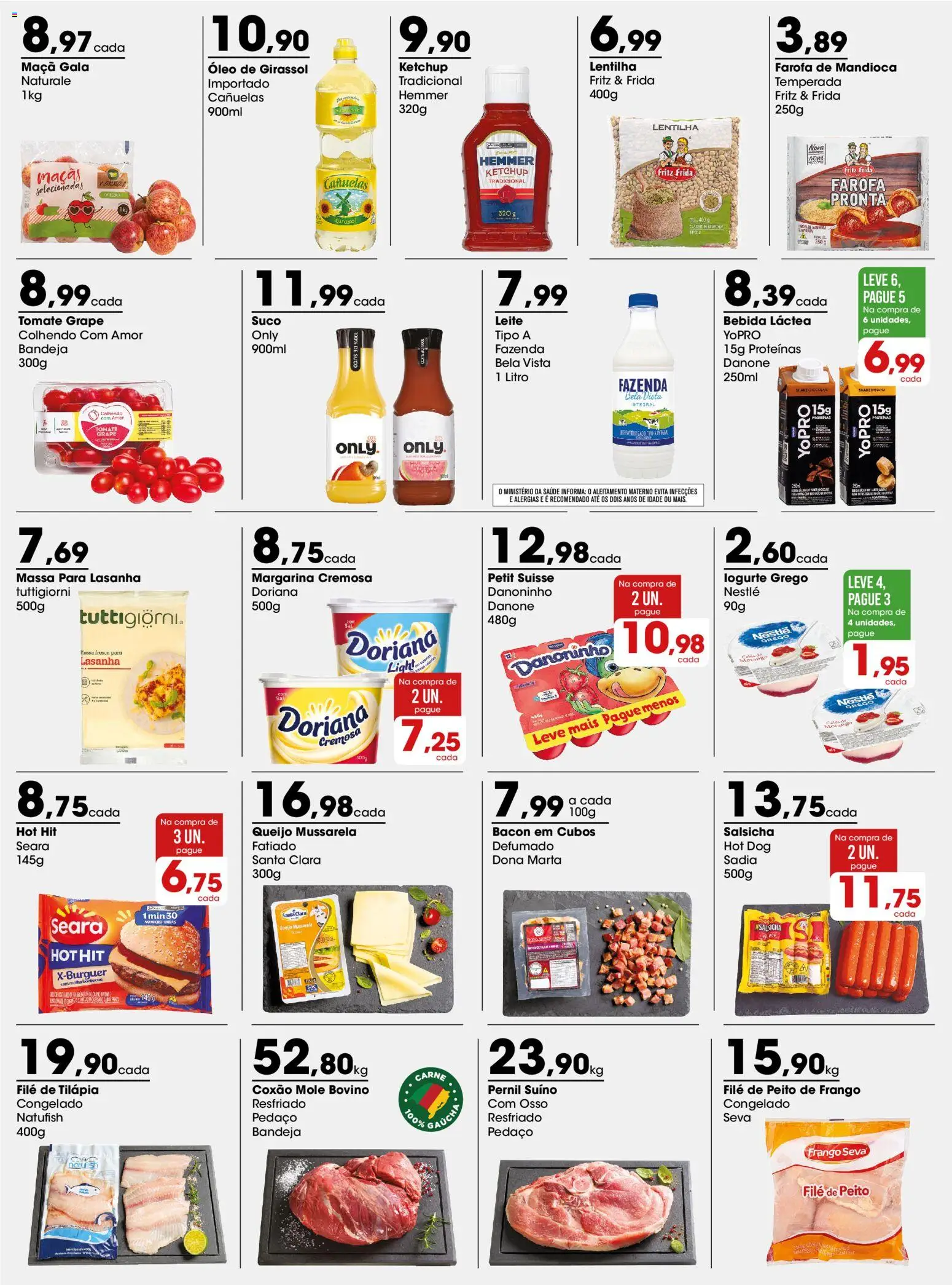 Zaffari Folheto - válido de 18.05.2026 | Página: 2 | Produtos: Queijo, Tilápia, Bebida, Peito de frango