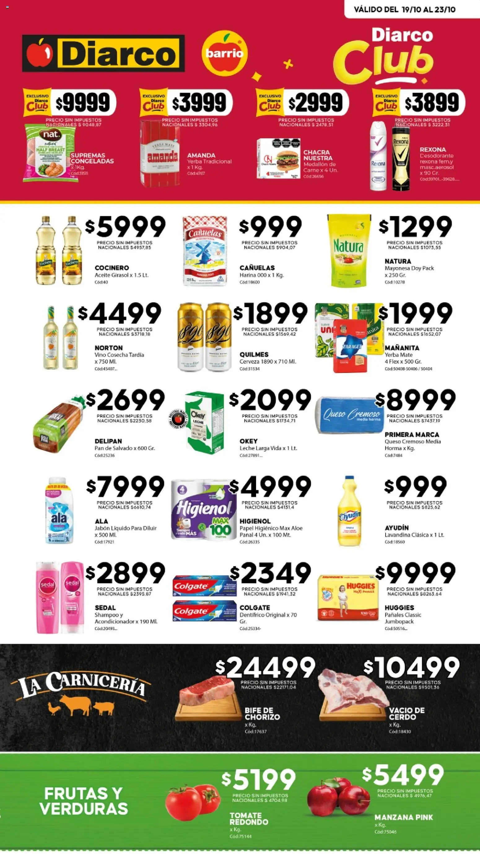 Diarco Ofertas │ válido desde el 19/10/2026 | Página: 1
