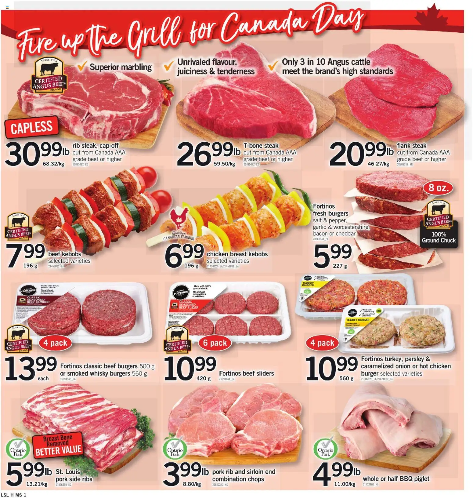 Loblaws flyer valid from Jun 25, 2026 | Page: 4 | Products: Beef, Grill, Chicken, Pork