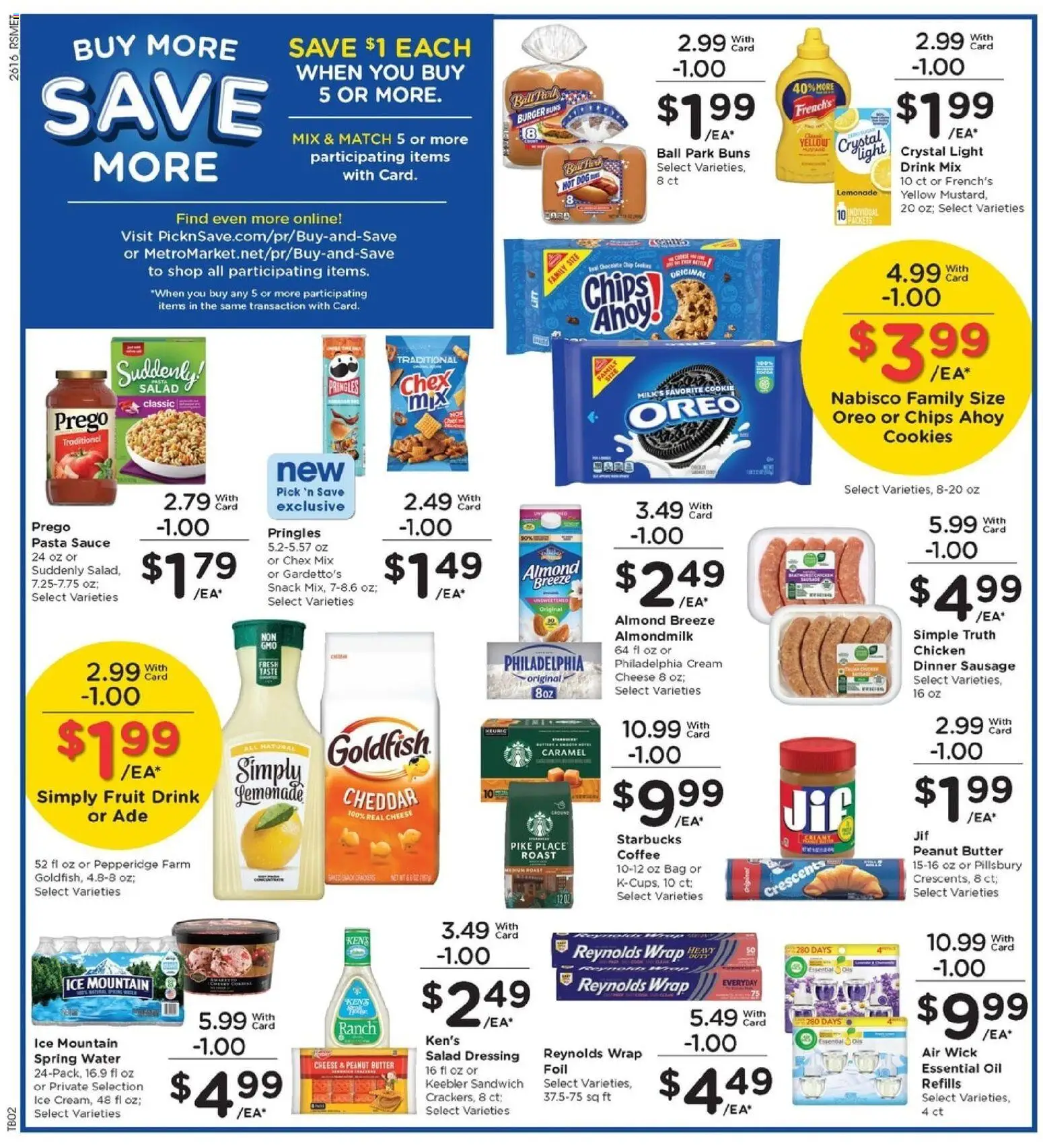 Pick ‘n Save Weekly Ad - valid from 20.05.2026 | Page: 5 | Products: Chips, Water, Sauce, Sausage