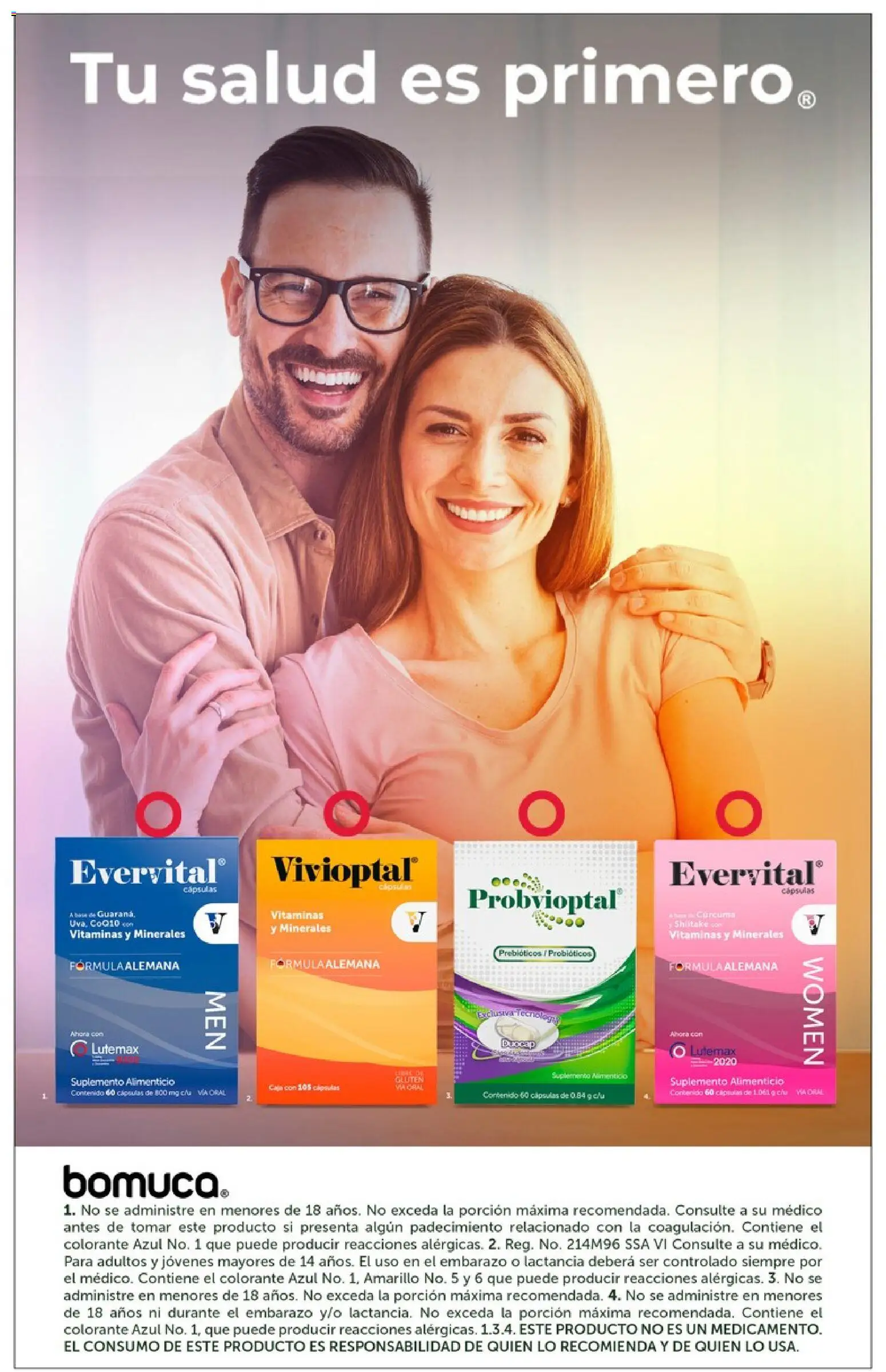 Nuevas ofertas de Costco válidas en toda la República Mexicana desde el 01/08/2026. ¡Encuentra las mejores ofertas en Costco catálogo Agosto! | Página: 101 | Productos: Vitaminas, Probióticos, Cúrcuma, Caja