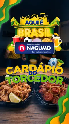 Nagumo ofertas Cardápio do Torcedor - Pré-Visualização do folheto da loja Nagumo, válido de 12.06.2026
