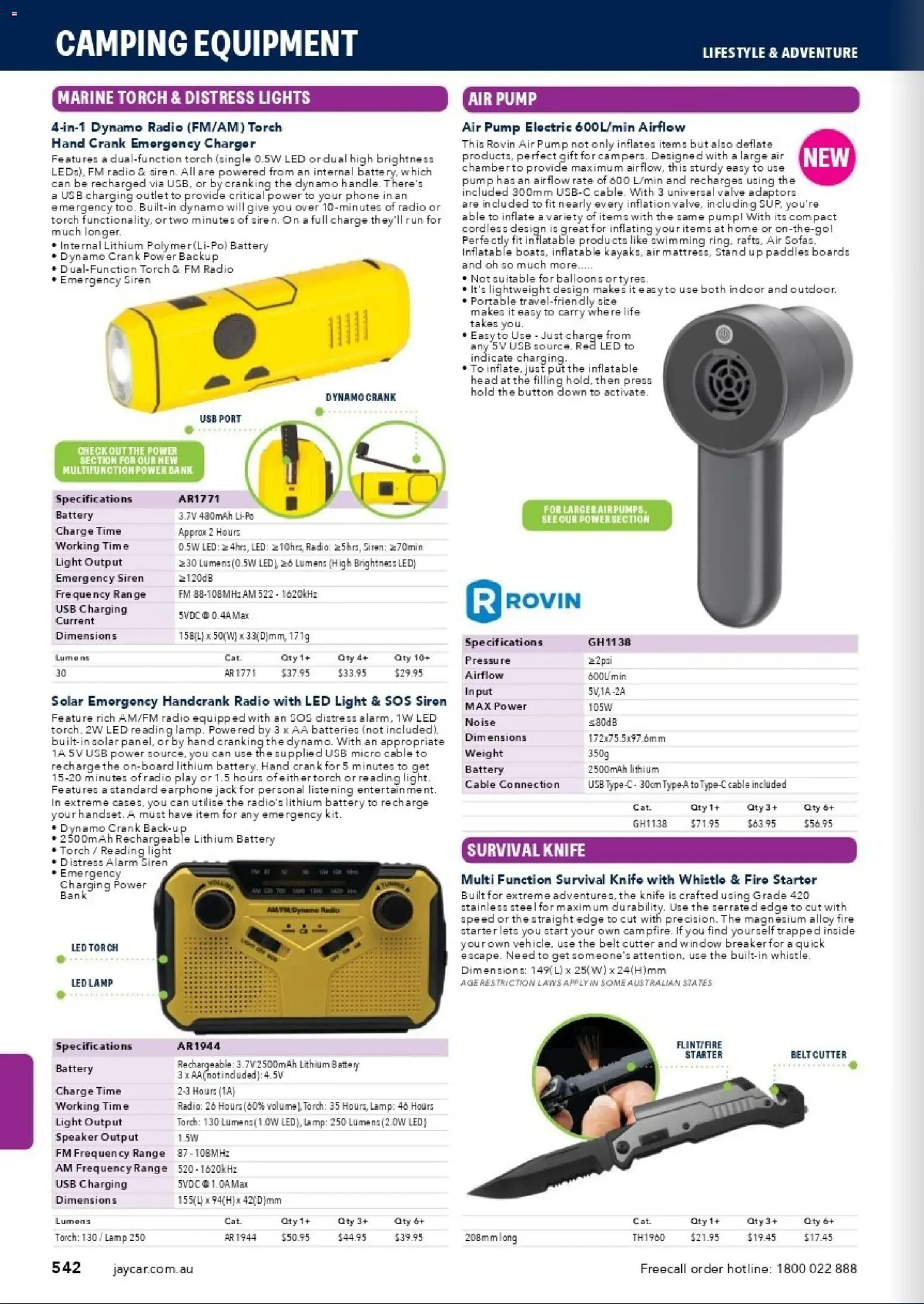 Jaycar catalogue - valid from 31/08/2026 | Page: 539 | Products: Light, LED light, Radio, Cutter