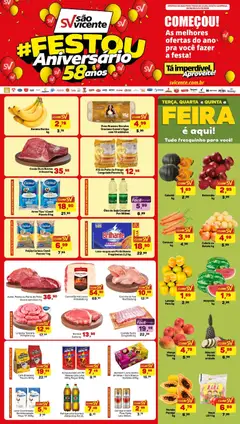 Supermercados São Vicente - Ofertas da semana - Pré-Visualização do folheto da loja Supermercados São Vicente, válido de 29/09/2026