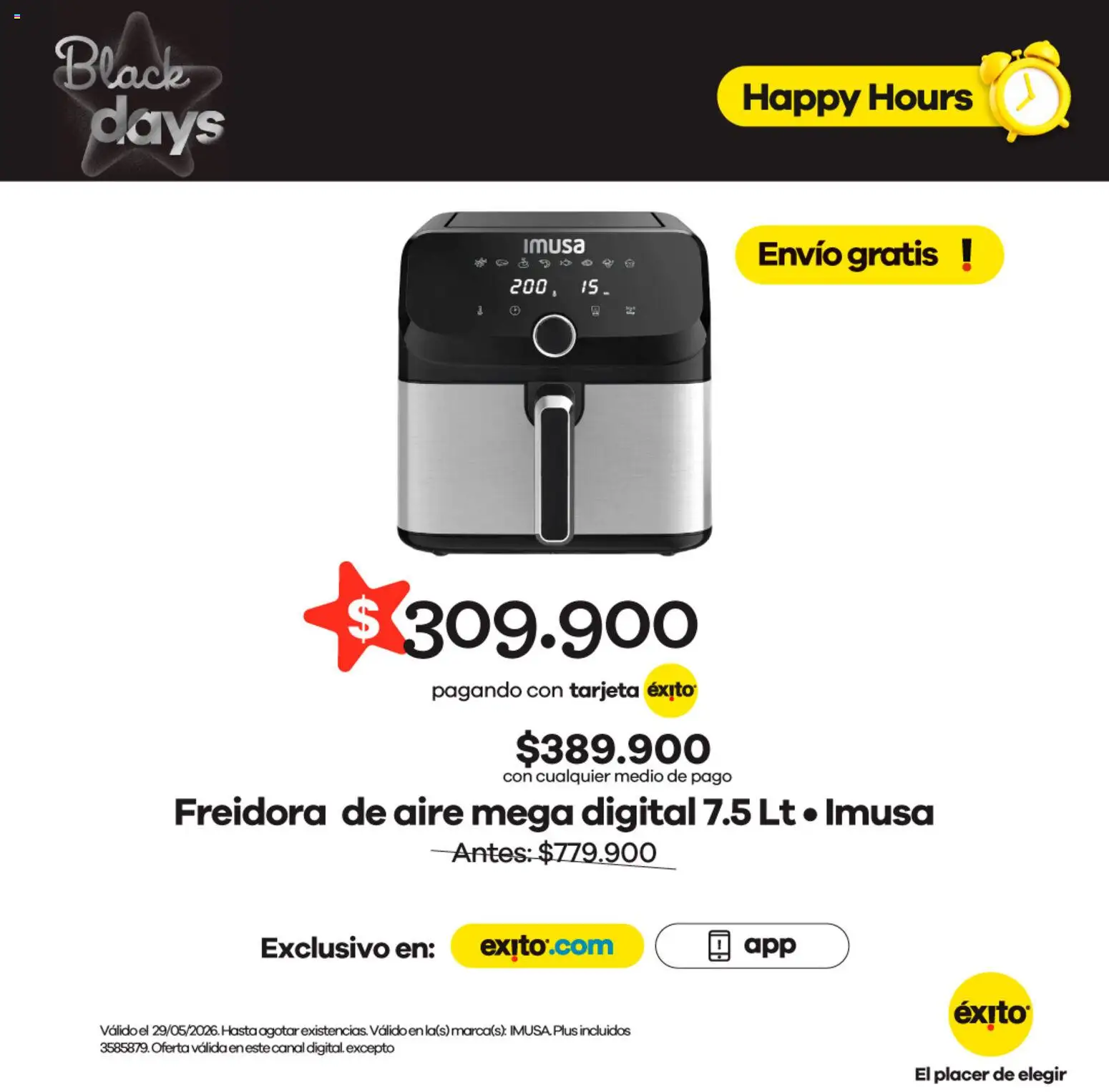 Éxito revista - valida desde el 03.06.2026 | Página: 2 | Productos: Freidora de aire, Freidora