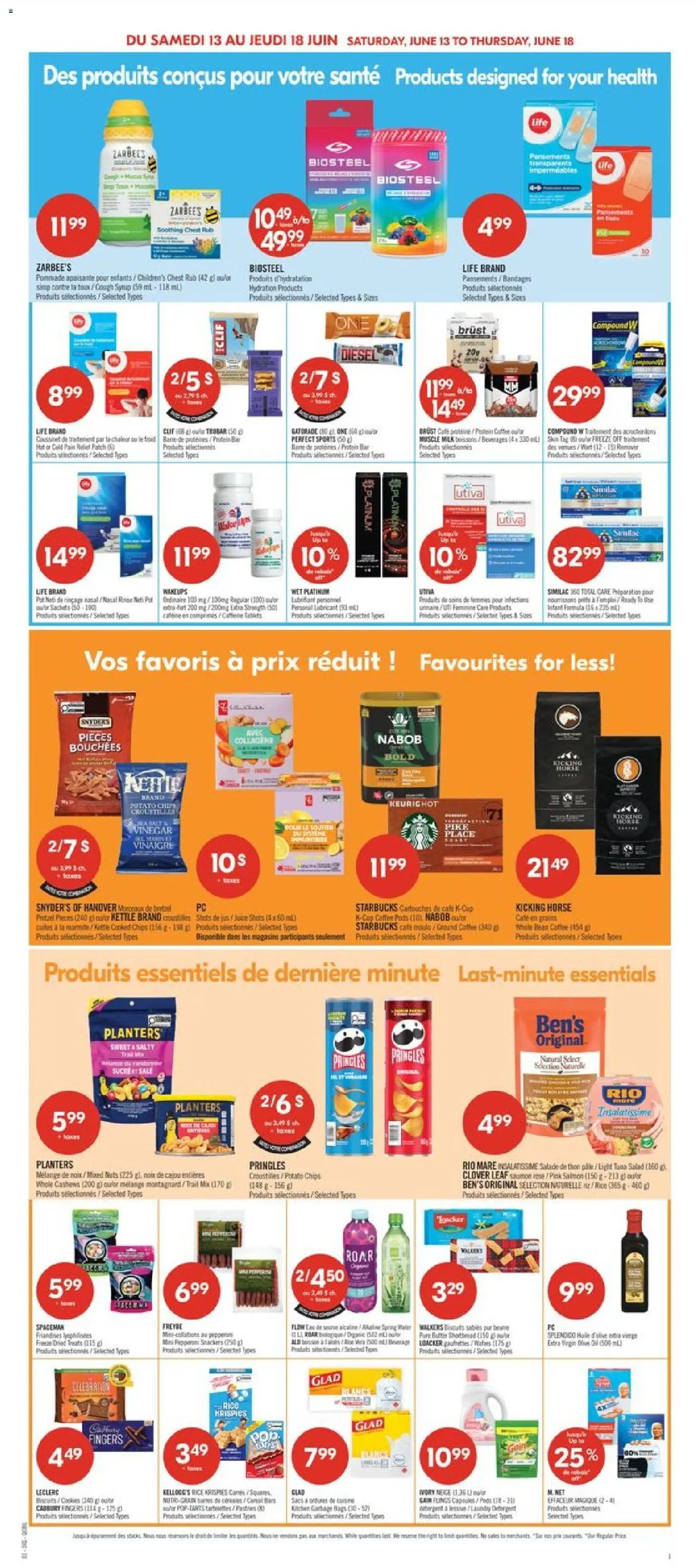 Pharmaprix flyer valid from 12.06.2026 | Page: 13 | Products: Nuts, Oil, Coffee, Juice