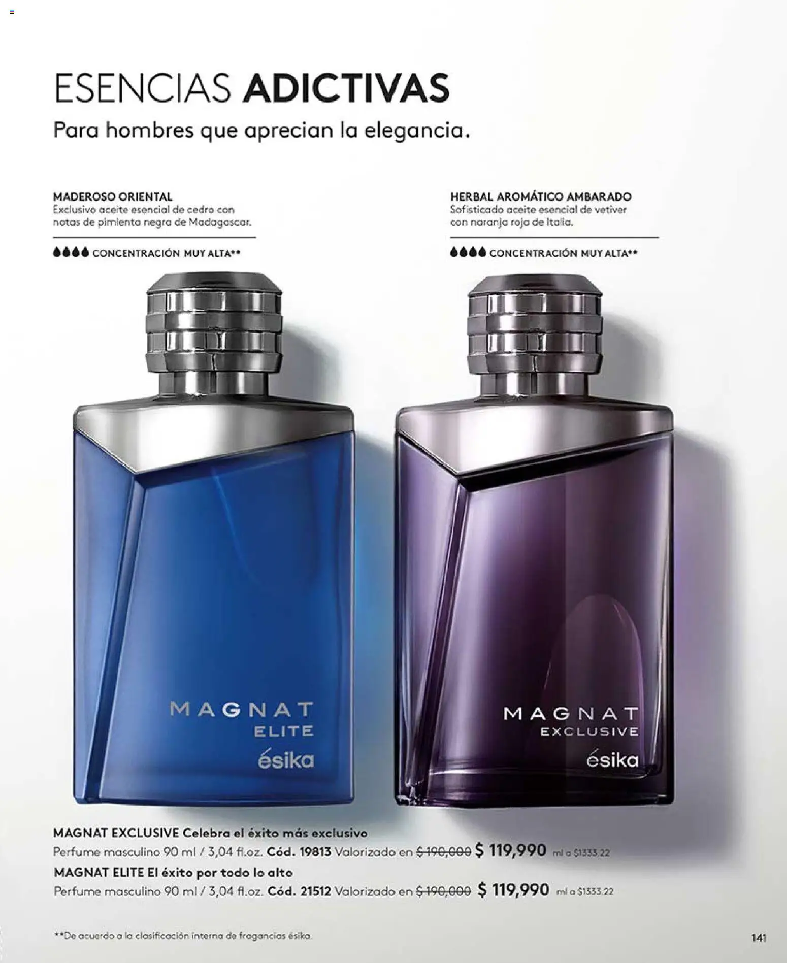 Ésika revista - valida desde el 13.03.2026 | Página: 141 | Productos: Esencias, Pimienta, Perfume, Aceite