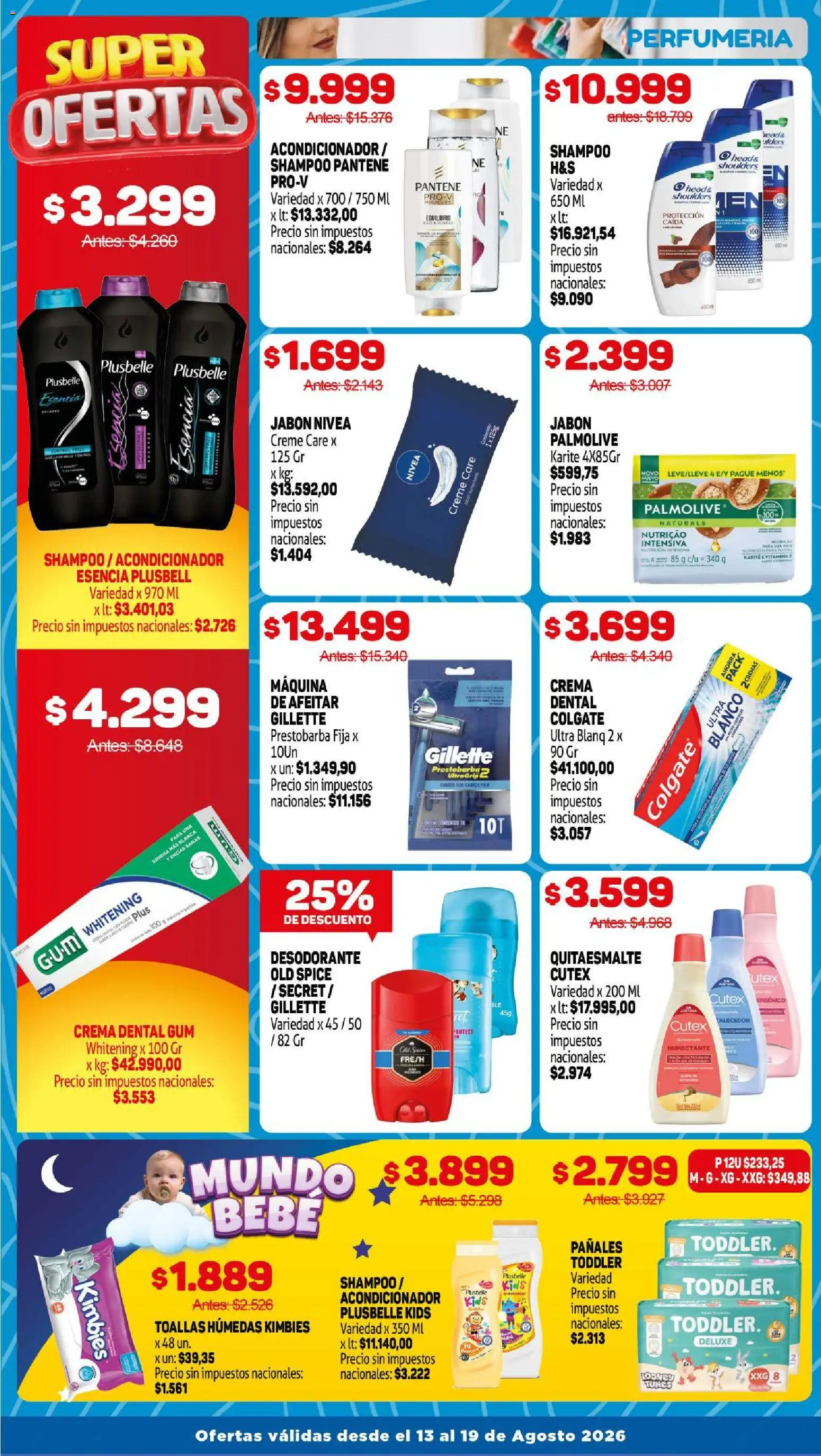 Makro makro alcahza │ válido desde el 13/08/2026 | Página: 13 | Productos: Shampoo, Jabón, Desodorante, Pañales