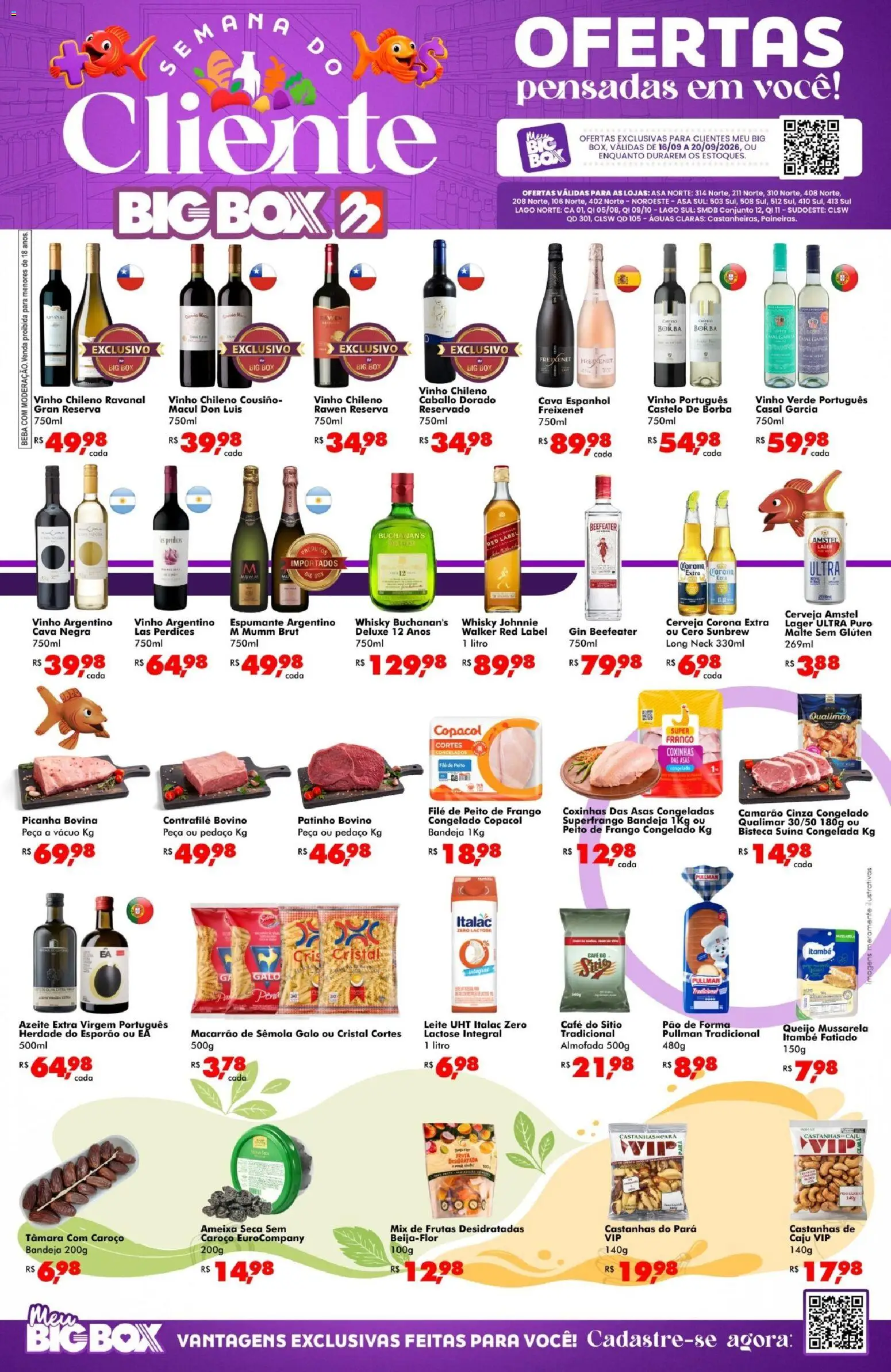 Big Box Folheto - válido de 16/09/2026 | Página: 1 | Produtos: Almofada, Azeite extra virgem, Vinho, Bandeja