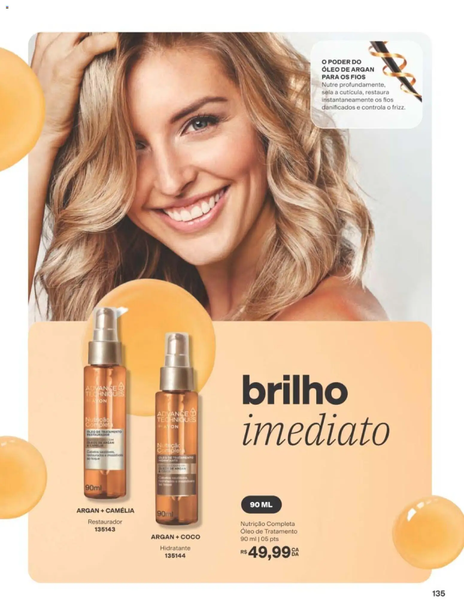 Avon Folheto - válido de 19/07/2026 | Página: 135 | Produtos: Coco, Óleo