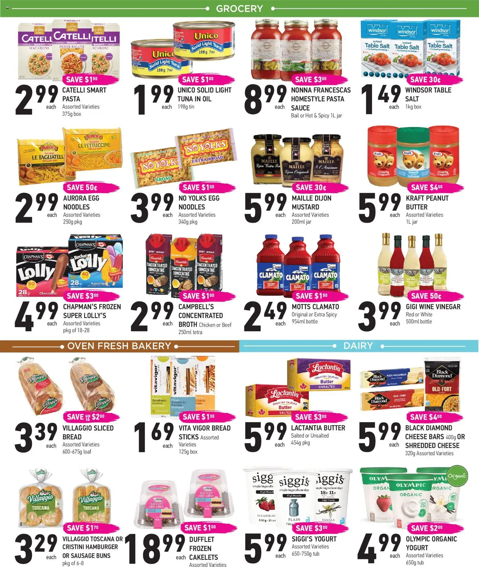 Coppas Fresh Market flyer valid from 04.06.2026 | Page: 3 | Products: Pasta, Yogurt, Oil, Wine