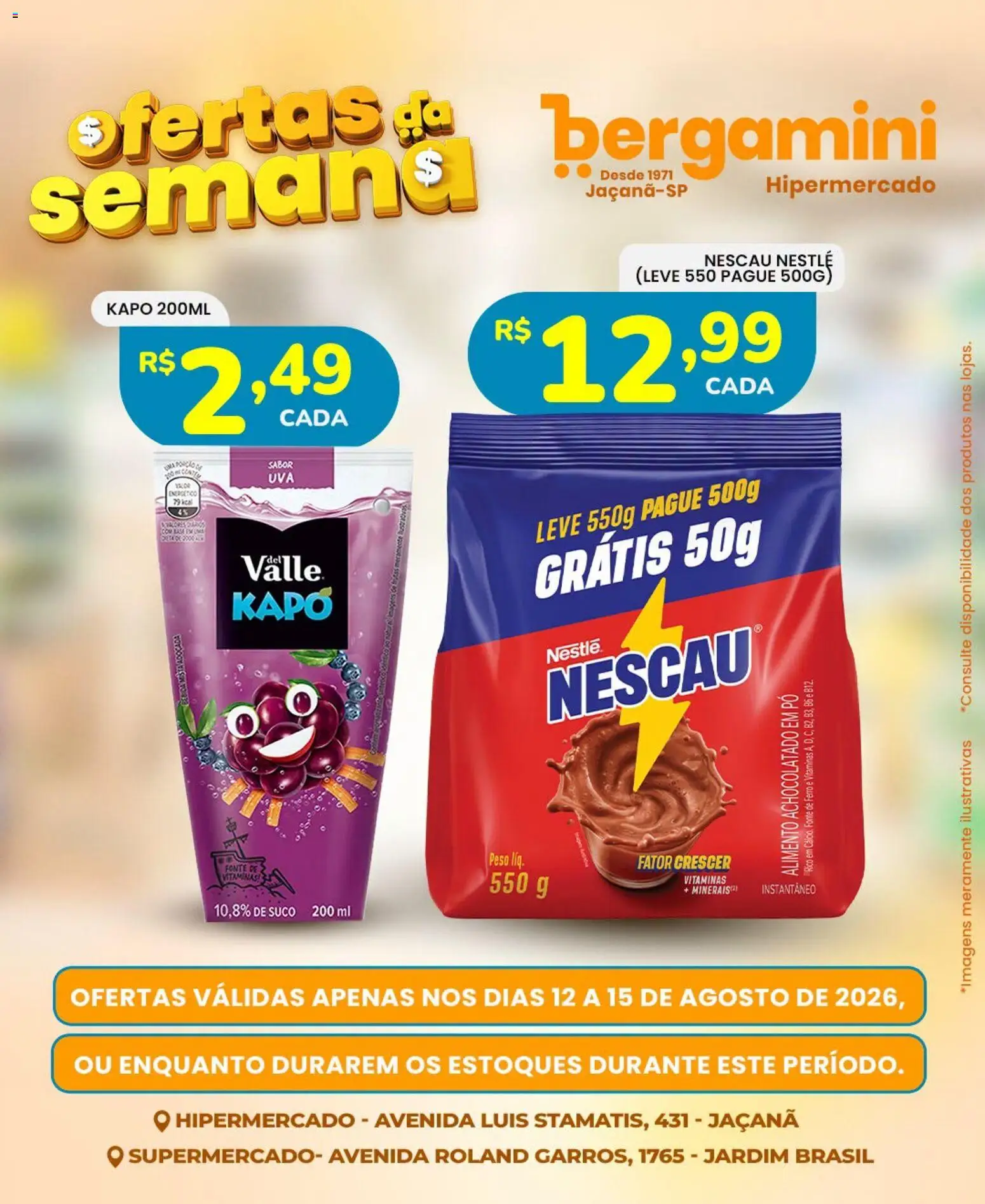 Supermercado Bergamini Folheto - válido de 12/08/2026 | Página: 12