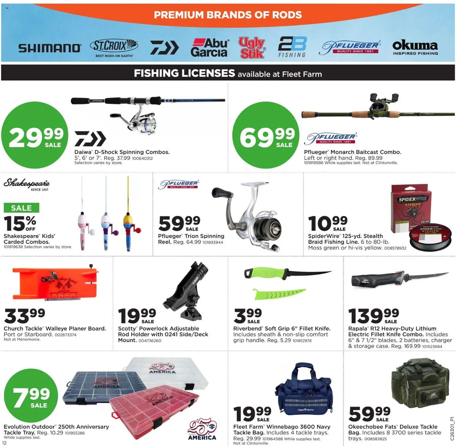 Mills Fleet Farm Weekly Ad - valid from 07/20/2026 | Page: 15 | Products: Charger, Rod