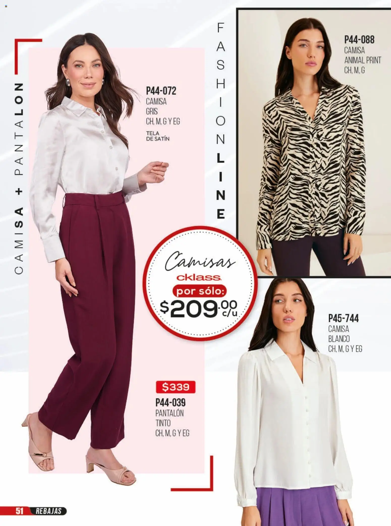 Nuevas ofertas de Cklass válidas en toda la República Mexicana desde el 23/06/2026. ¡Encuentra las mejores ofertas en Cklass catálogo Rebajas sobre rebajas ropa! | Página: 52 | Productos: Camisa