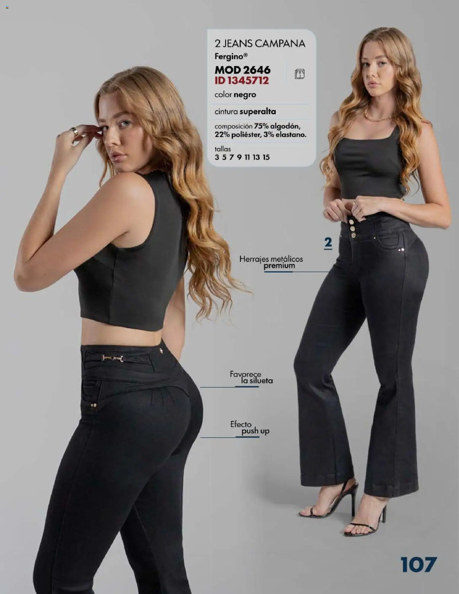 Nuevas ofertas de Price Shoes válidas en toda la República Mexicana desde el 03/08/2026. ¡Encuentra las mejores ofertas en Price Shoes catálogo Jeans! | Página: 107 | Productos: Campana
