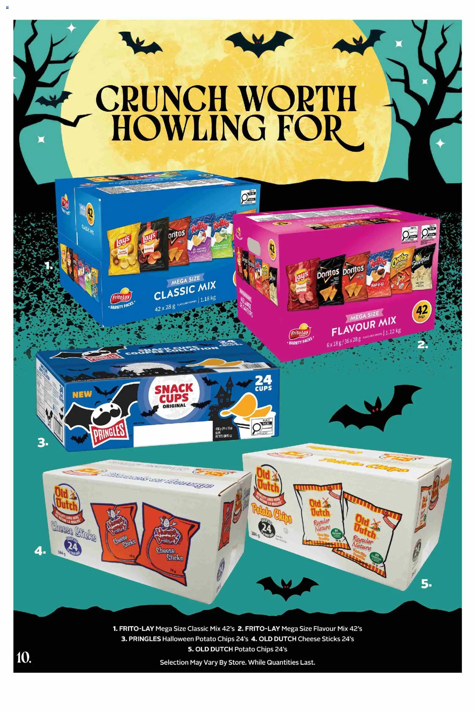 Rexall flyer valid from Sep 18, 2026 | Page: 10 | Products: Ketchup, Cheese sticks, Snacks, Cheese