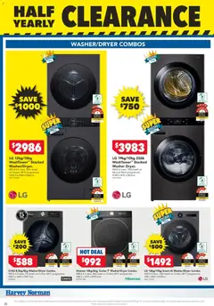 Preview of Harvey Norman Electrical Clearance - valid from 18/06/2026 | Page: 27 | Products: Accessories, Dryer, Washer