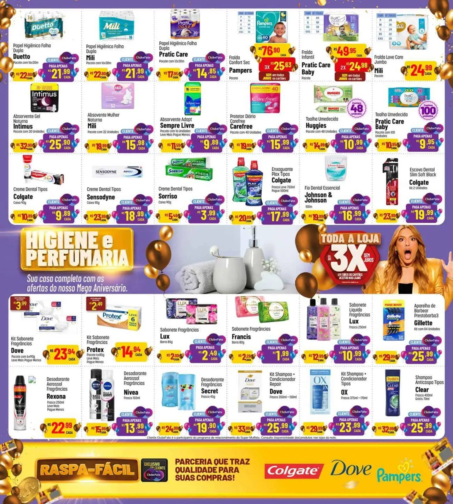 Super Muffato Folheto - válido de 13/08/2026 | Página: 18 | Produtos: Caixa, Sabonete, Fio dental, Papel higiênico
