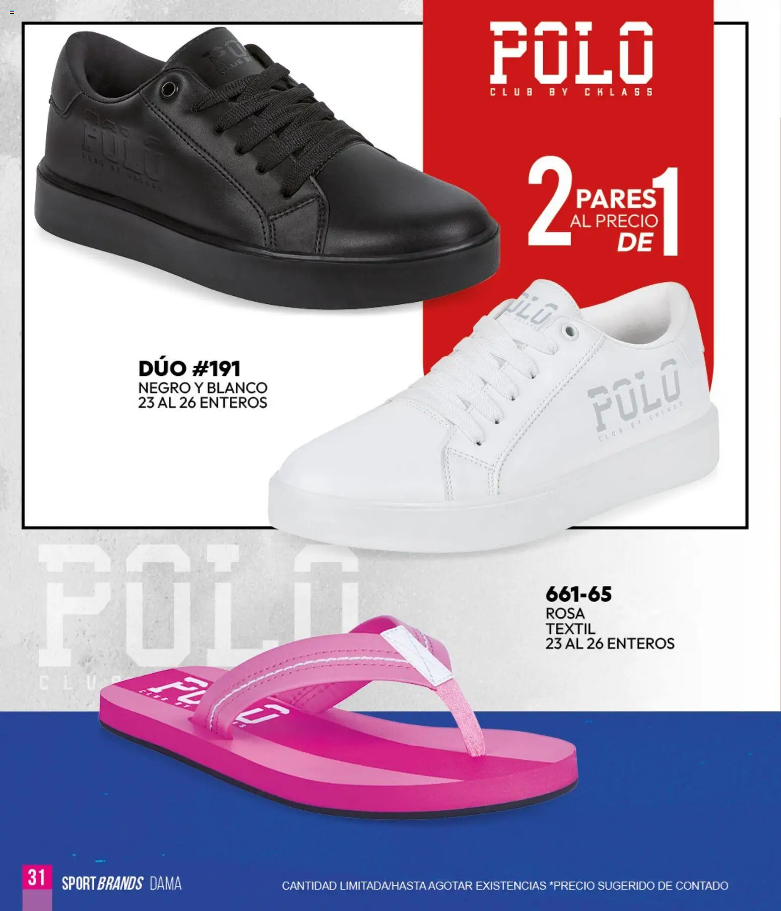 Nuevas ofertas de Cklass válidas en toda la República Mexicana desde el 05.03.2026. ¡Encuentra las mejores ofertas en Cklass catálogo Verano Sportbrands Dama! | Página: 32