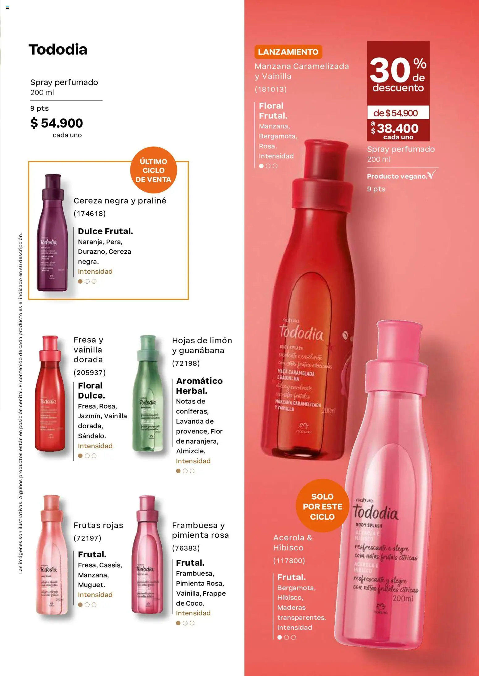 Natura revista - valida desde el 22/07/2026 | Página: 65 | Productos: Fresa, Body, Manzana, Vainilla