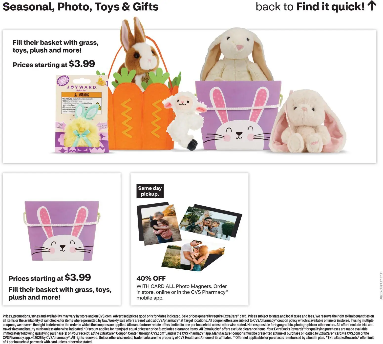 CVS Pharmacy Weekly Ad - AZ - valid from 15.03.2026 | Page: 19 | Products: Basket