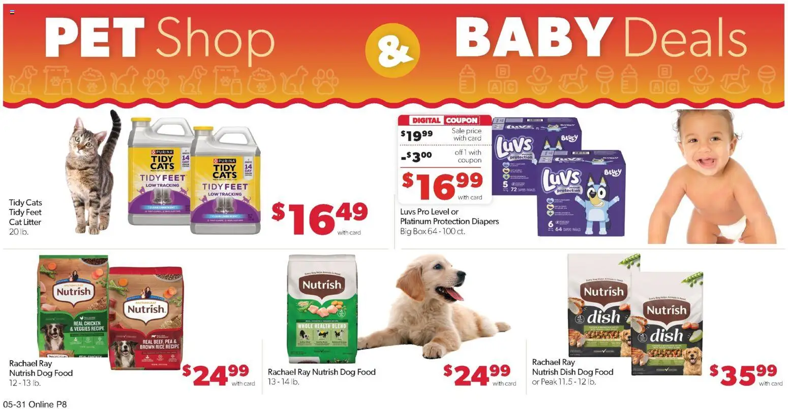 Family Fare Weekly Ad - MN - valid from 31.05.2026 | Page: 12 | Products: Box, Dog Food, Cat Litter, Rice