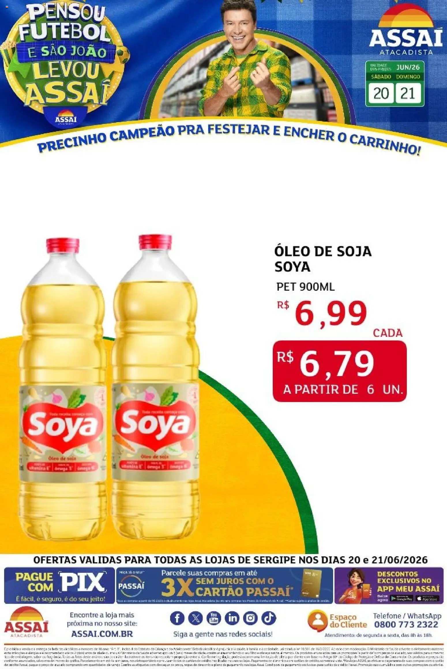Assaí Atacadista Folheto - válido de 20.06.2026 | Página: 1