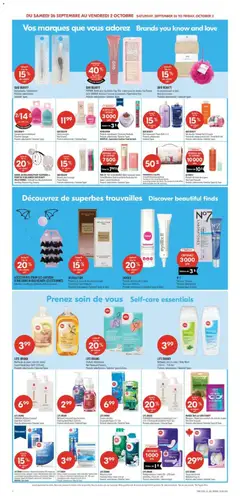 Preview of Pharmaprix weekly flyer / circulaire from shop Pharmaprix valid from Sep 26, 2026 | Page: 16