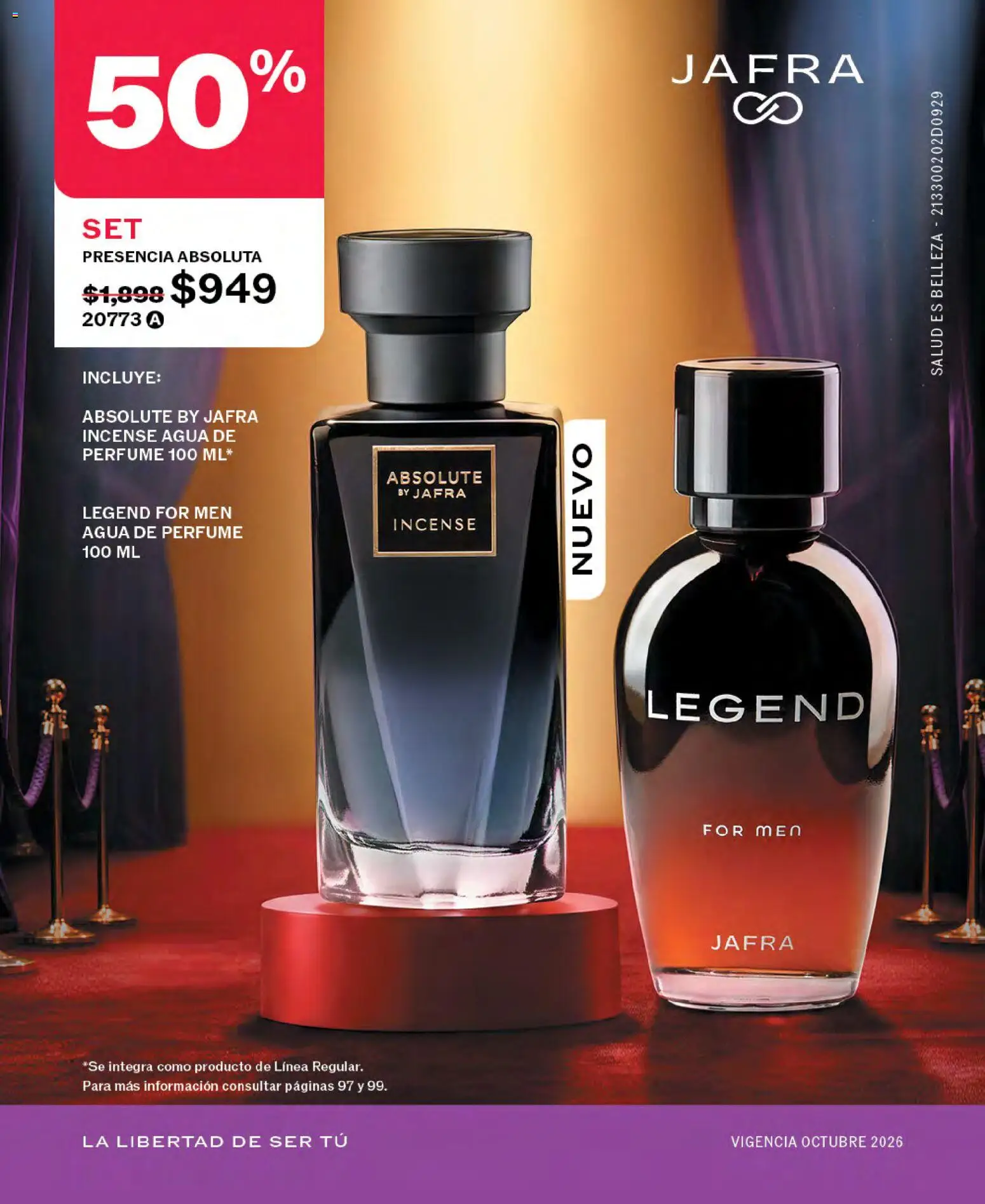 Nuevas ofertas de JAFRA válidas en toda la República Mexicana desde el 01/10/2026. ¡Encuentra las mejores ofertas en JAFRA catálogo! | Página: 100
