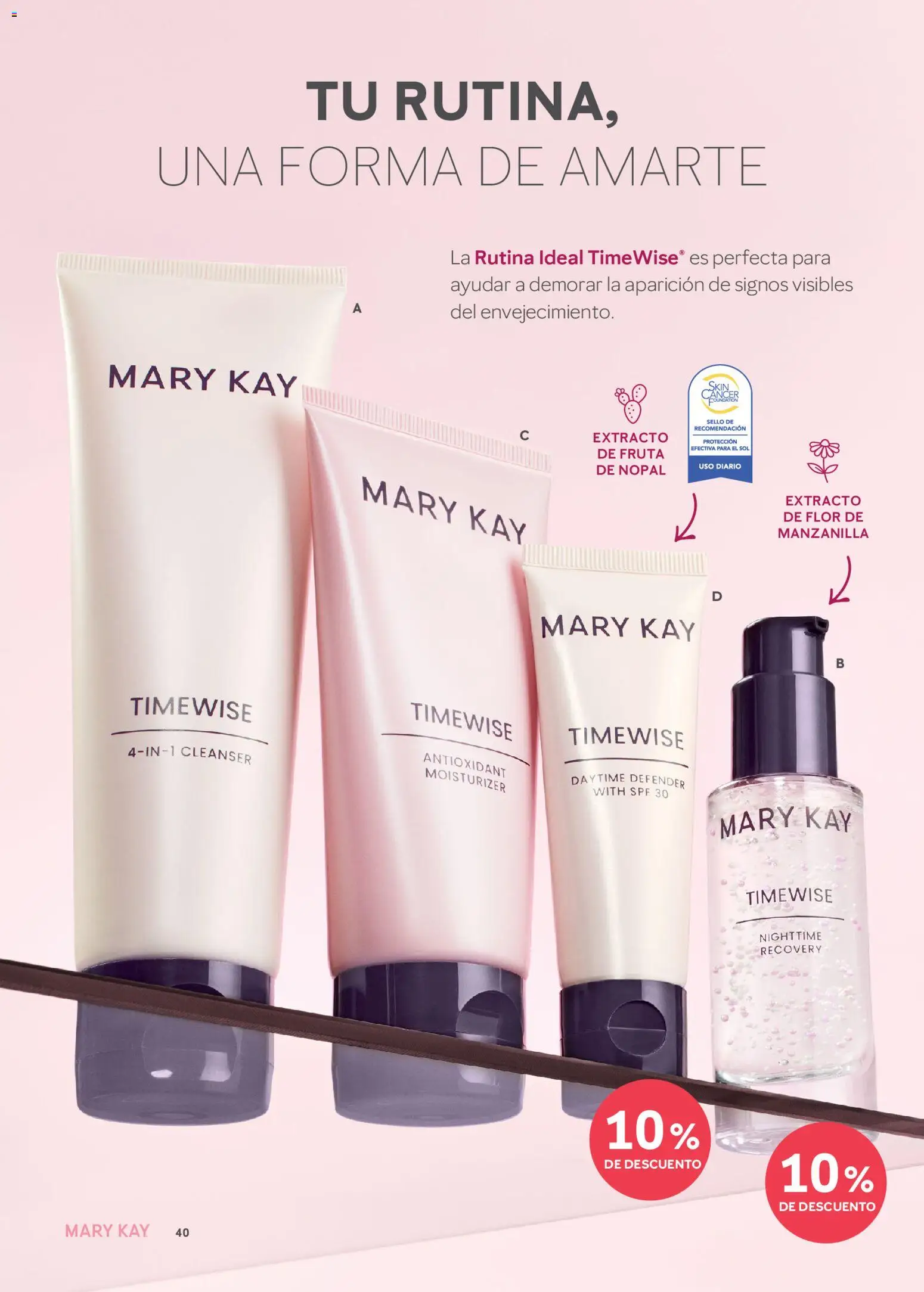 Nuevas ofertas de Mary Kay válidas en toda la República Mexicana desde el 01.05.2026. ¡Encuentra las mejores ofertas en Catálogo Mary Kay Mayo Junio 2026! | Página: 40