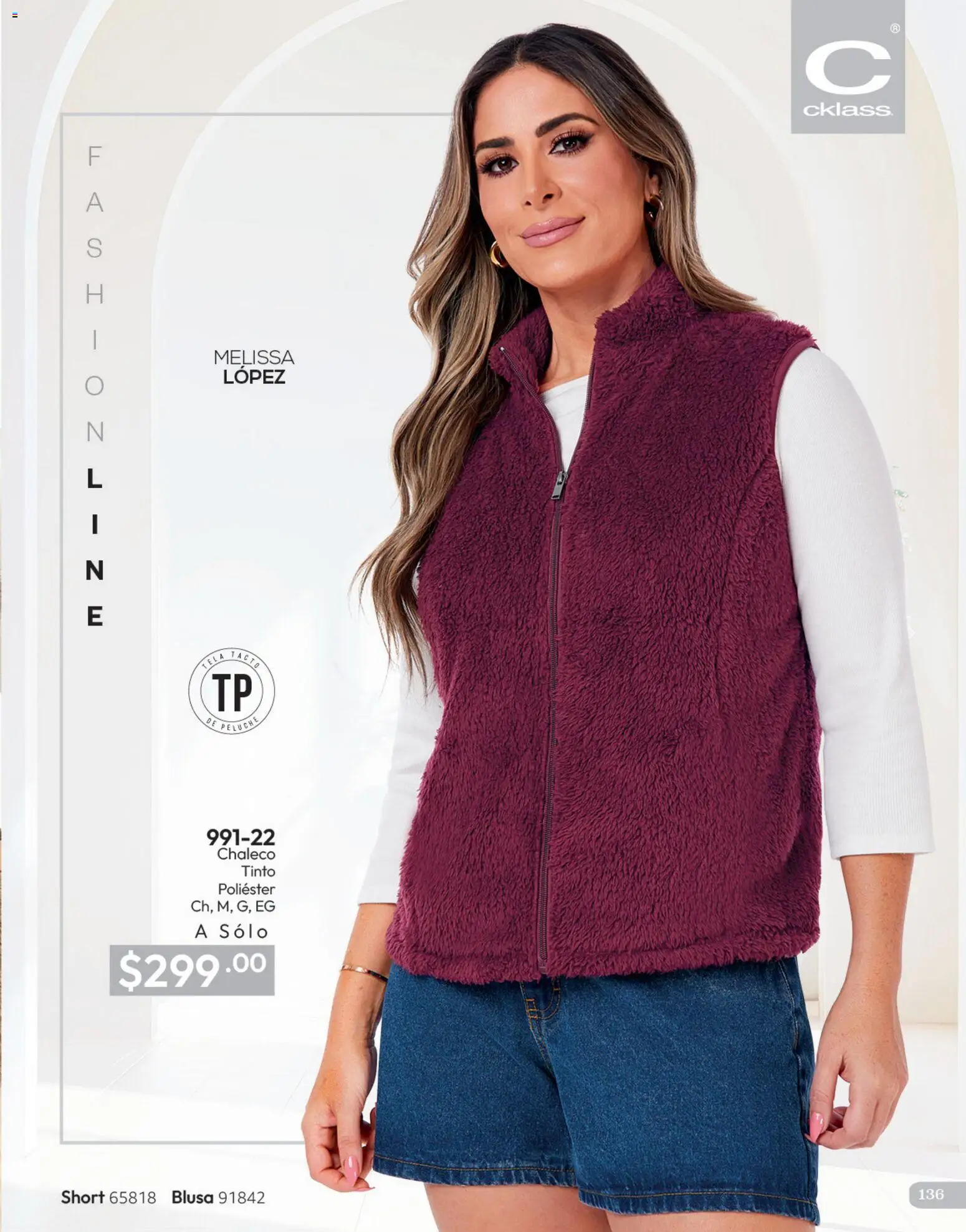 Nuevas ofertas de Cklass válidas en toda la República Mexicana desde el 11/09/2026. ¡Encuentra las mejores ofertas en Cklass catálogo Invierno! | Página: 137 | Productos: Blusa, Chaleco, Short