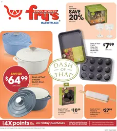 Preview of Fry's Food weekly ads valid from 10/28/2026