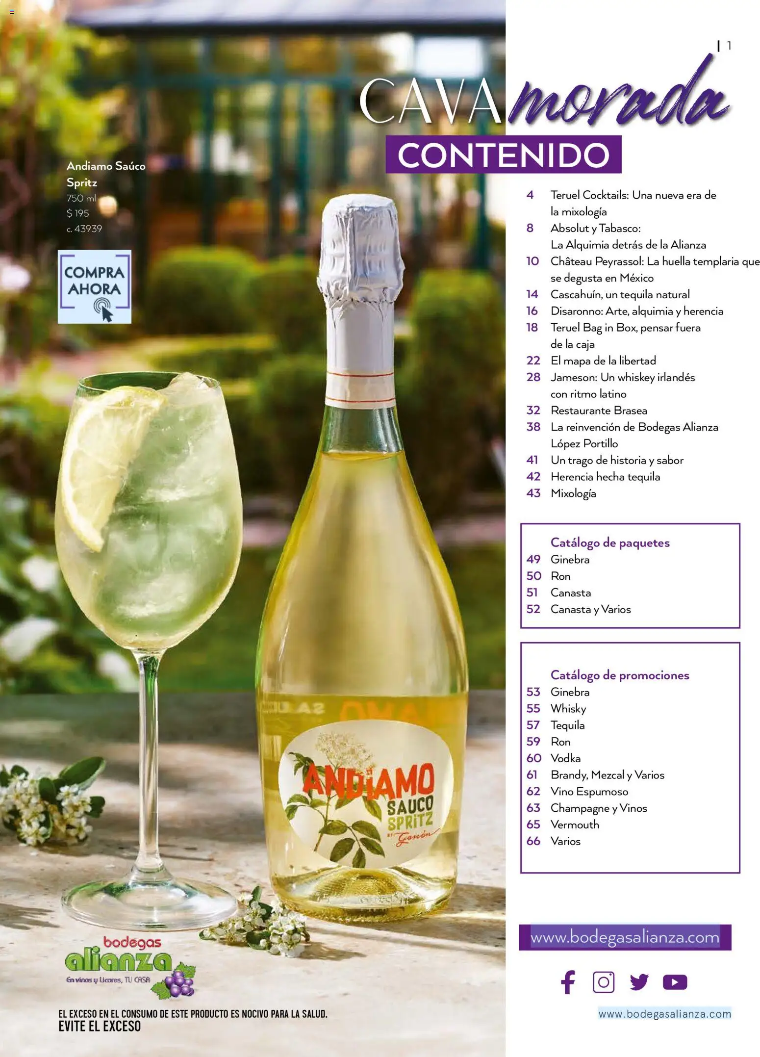 Nuevas ofertas de Bodegas Alianza válidas en toda la República Mexicana desde el 01/07/2026. ¡Encuentra las mejores ofertas en Bodegas Alianza catálogo! | Página: 3 | Productos: Whiskey, Champagne, Tequila, Whisky