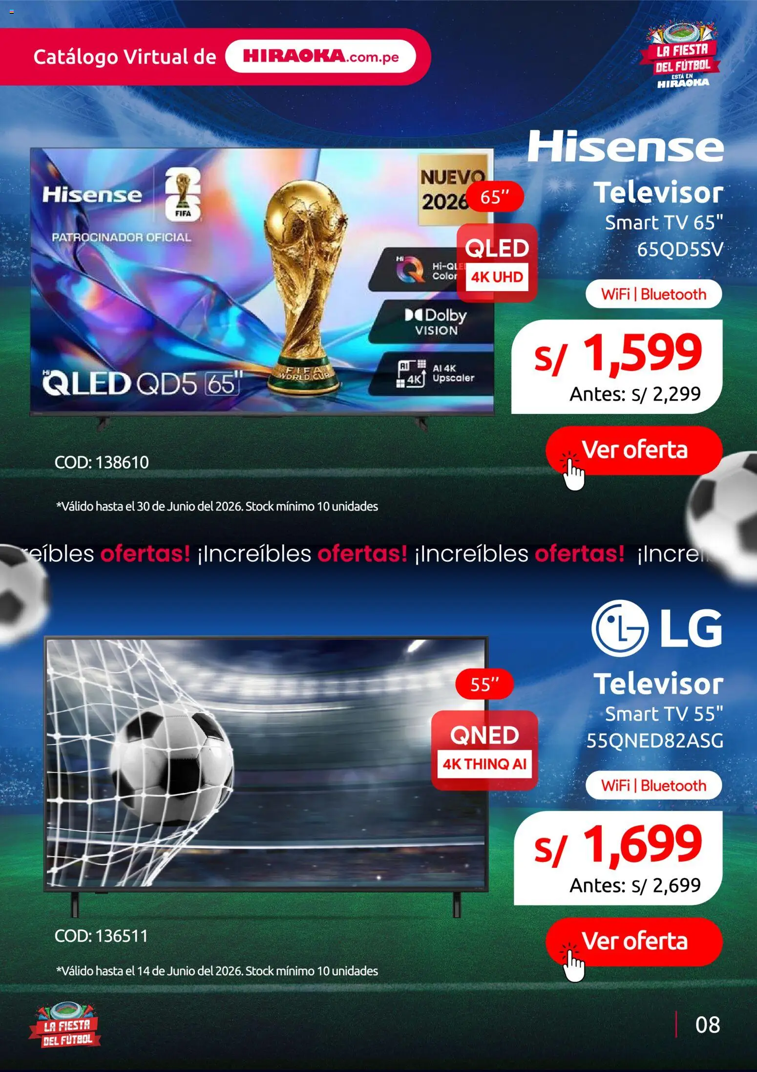 Catálogo Hiraoka válido desde 11.06.2026 | Página: 9 | Productos: Televisor