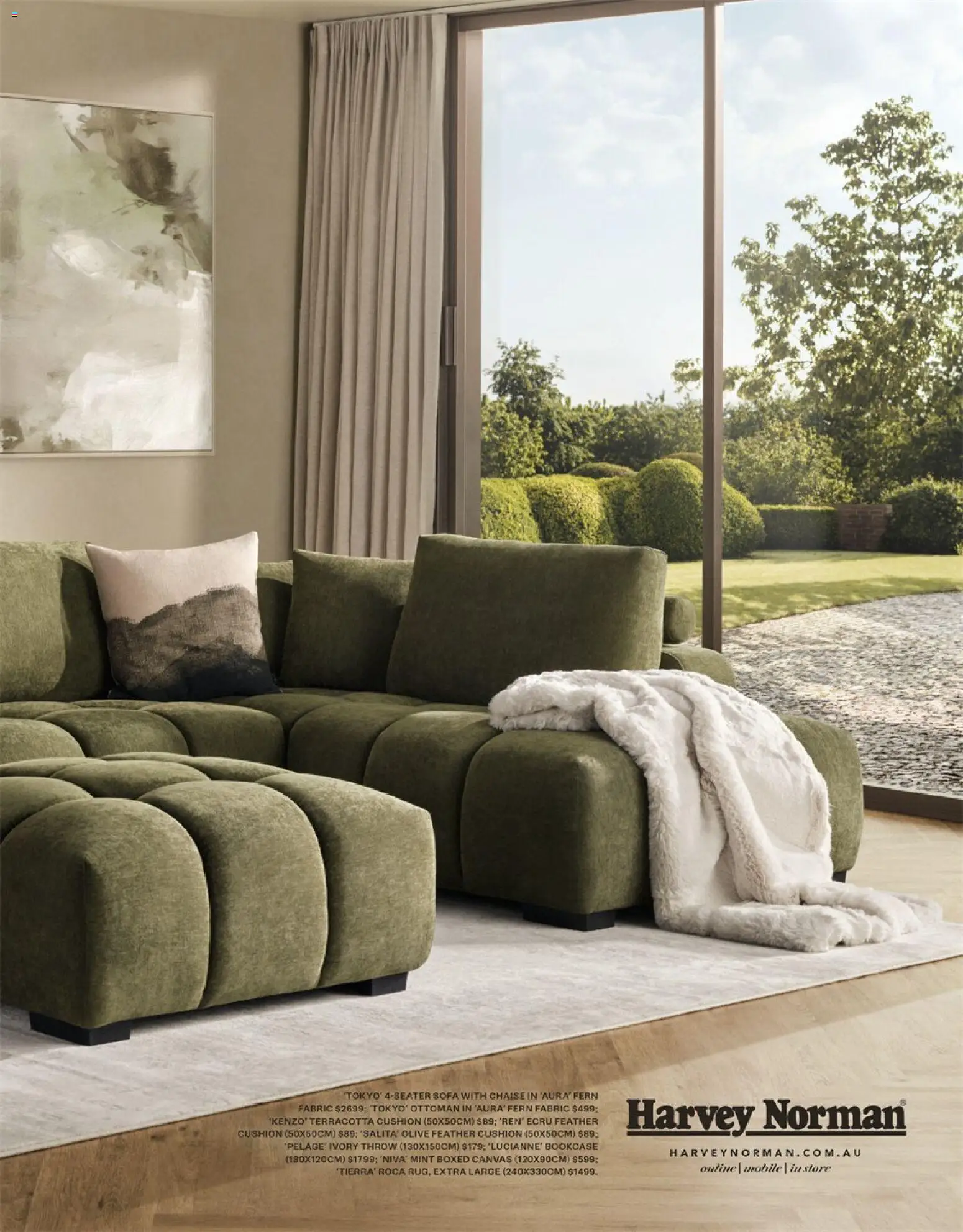 Harvey Norman catalogue - valid from 20/07/2026 | Page: 7 | Products: Sofa, Cushion, Ottoman, Bookcase