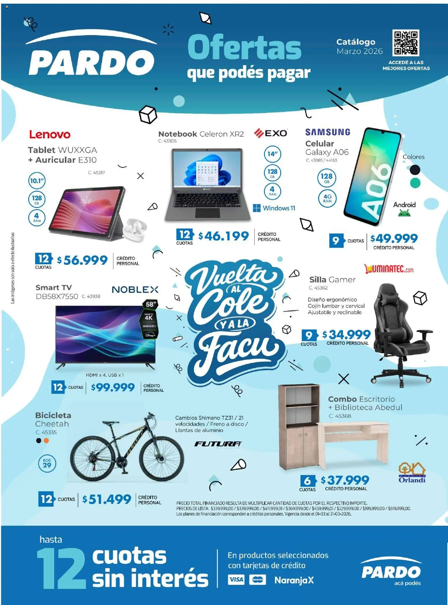 Pardo catálogo │ válido desde el 01.03.2026 | Página: 1 | Productos: Disco, Escritorio, Silla, Biblioteca