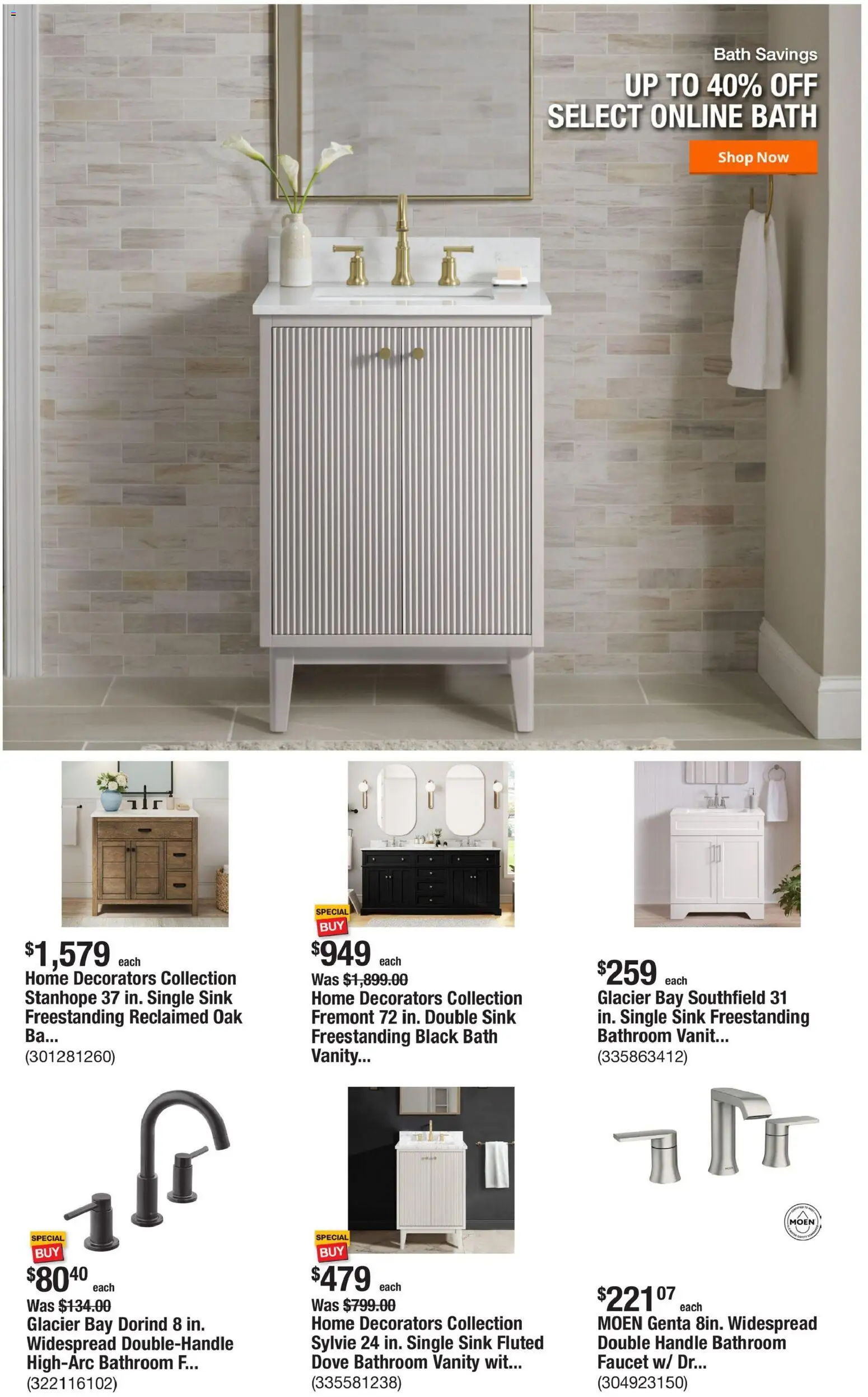 Home Depot Weekly Ad - valid from 09/10/2026 | Page: 2 | Products: Bath