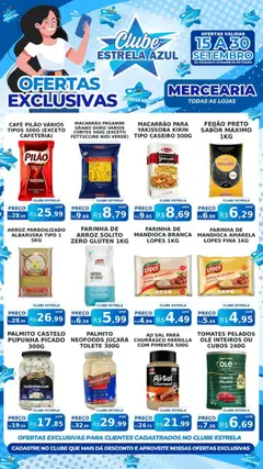 Estrela Azul ofertas Clube Mercearia - Pré-Visualização do folheto da loja Estrela Azul, válido de 15/09/2026