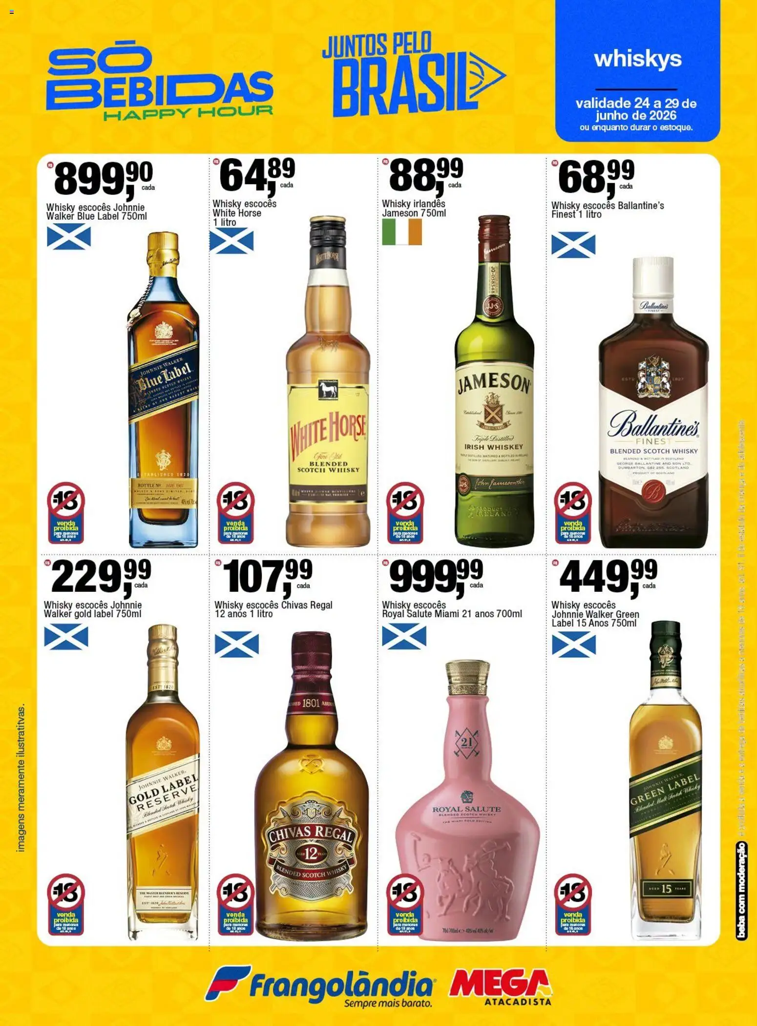 Frangolândia Folheto - válido de 24/06/2026 | Página: 8 | Produtos: Whisky