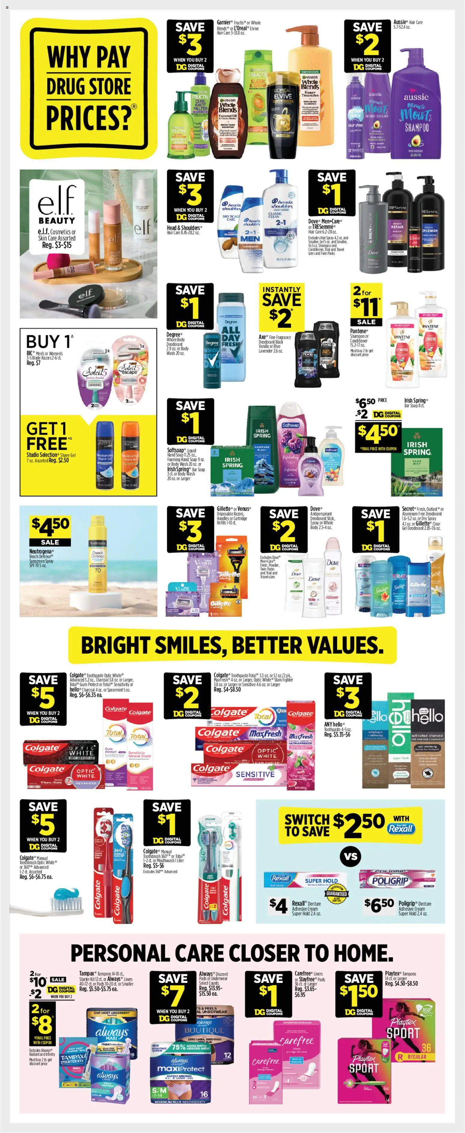 Dollar General Weekly Ad - TX - valid from 07/19/2026 | Page: 11 | Products: Fragrance, Butter, Sunscreen, Body Wash