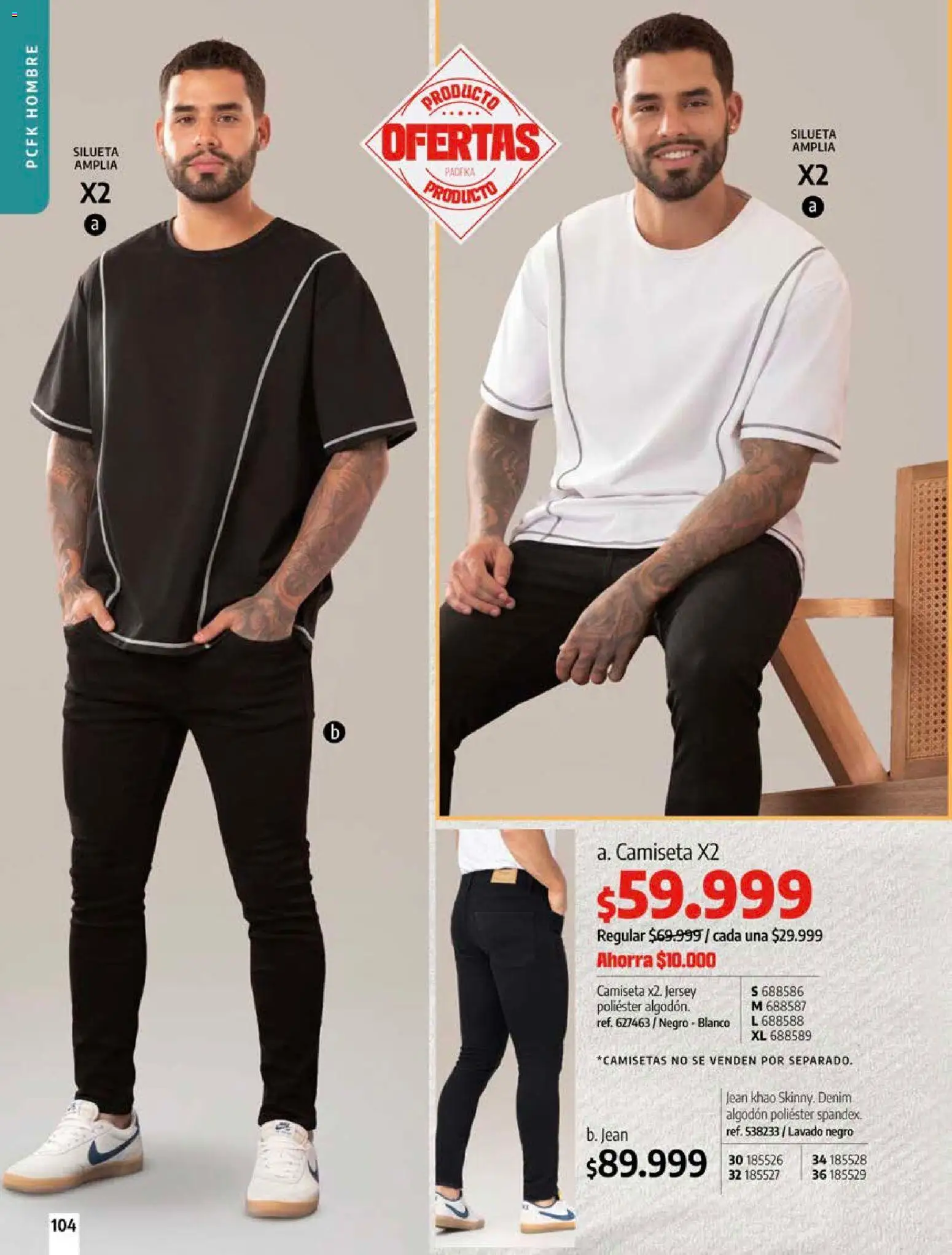 Pacifika revista - valida desde el 20.05.2026 | Página: 105 | Productos: Algodón, Jean, Camiseta
