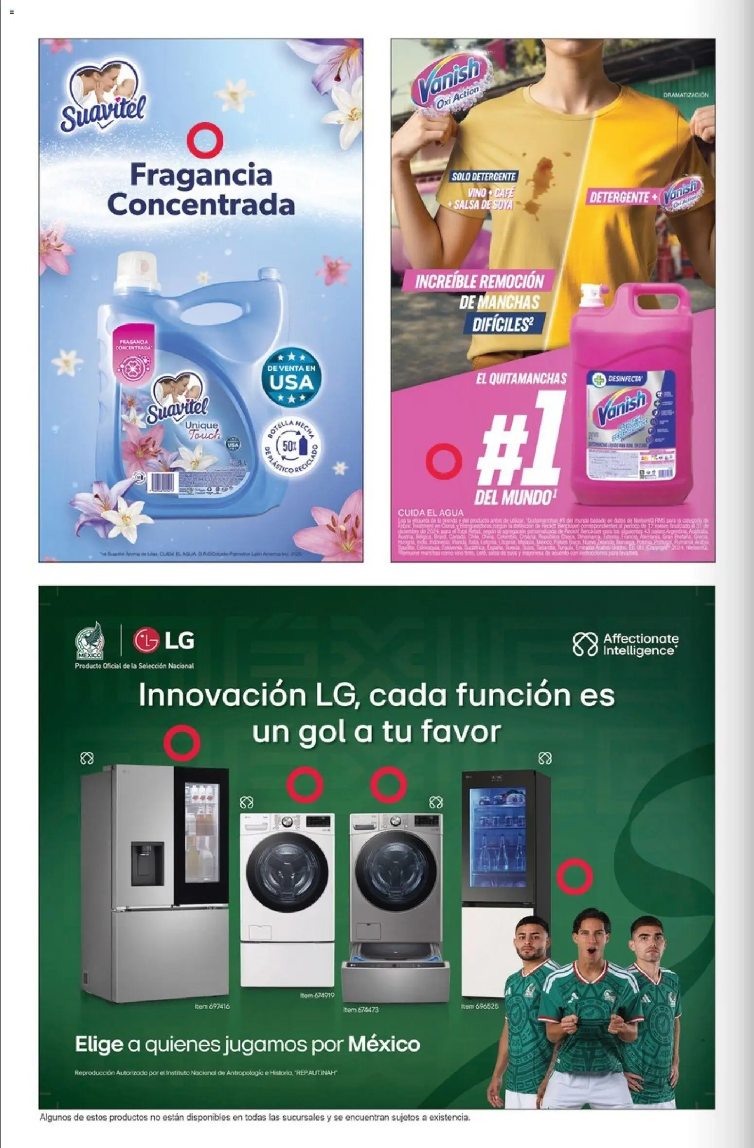 Nuevas ofertas de Costco válidas en toda la República Mexicana desde el 01.03.2026. ¡Encuentra las mejores ofertas en Costco Revista de marzo! | Página: 114 | Productos: Quitamanchas, Detergente, Agua, Vino