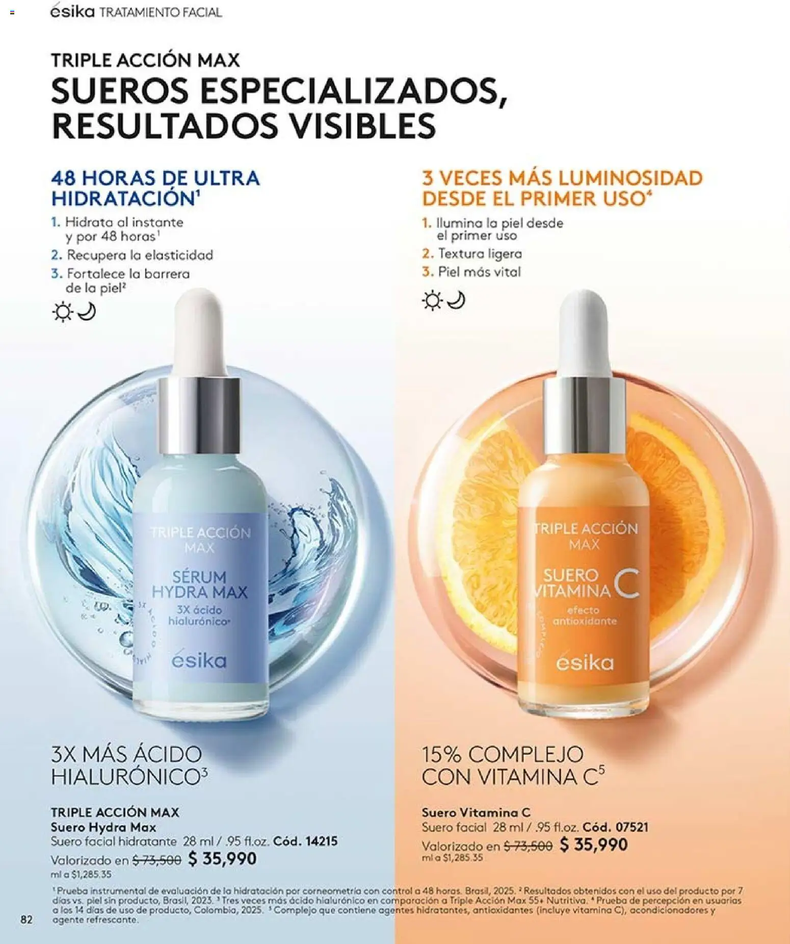 Ésika revista - valida desde el 07/08/2026 | Página: 82 | Productos: Serum