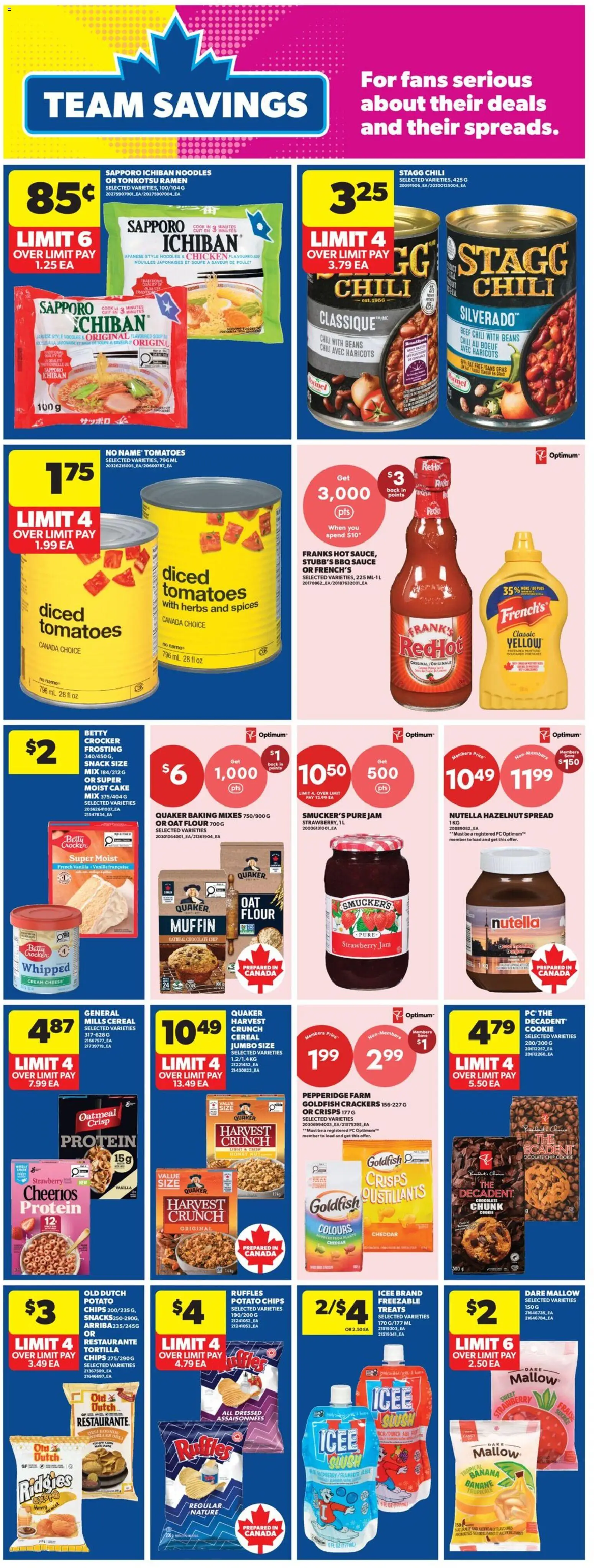 Real Canadian Superstore flyer valid from Jul 2, 2026 | Page: 23 | Products: PC, Cheese, Chicken, Tomatoes