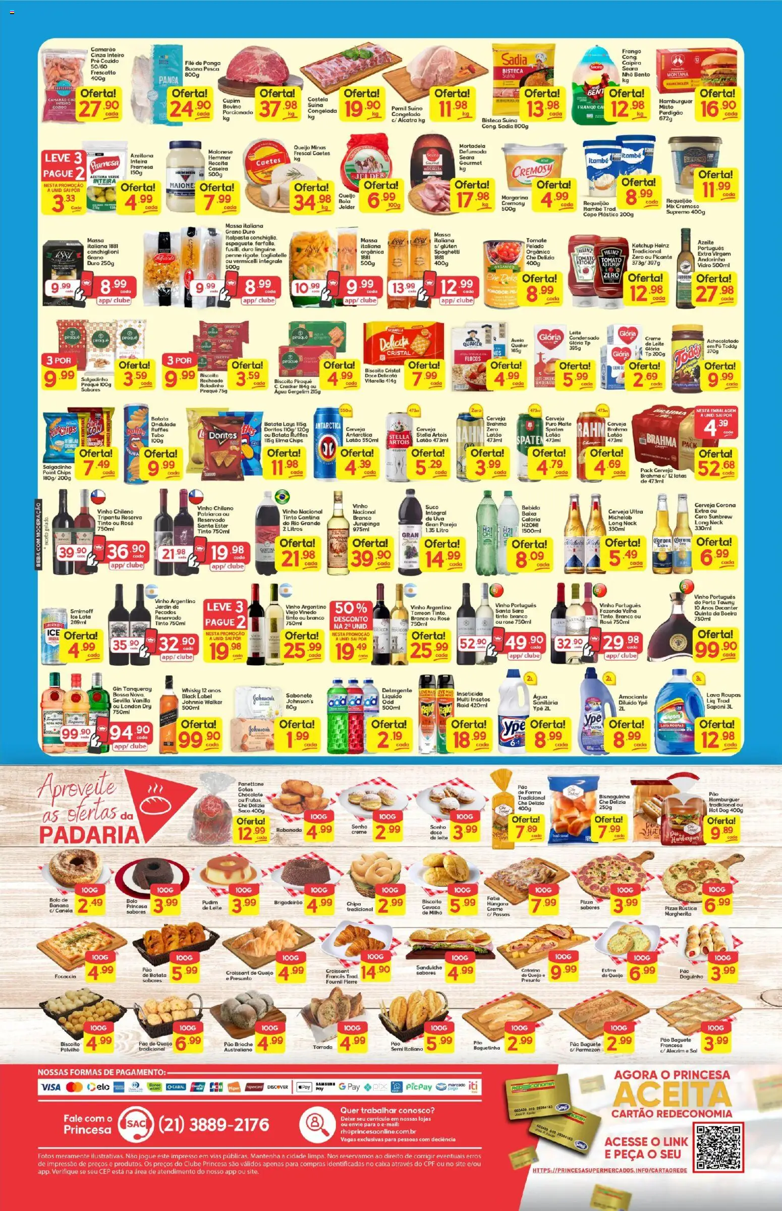 Princesa Folheto - válido de 24/09/2026 | Página: 2 | Produtos: Vinho, Doce, Cerveja Corona, Canela