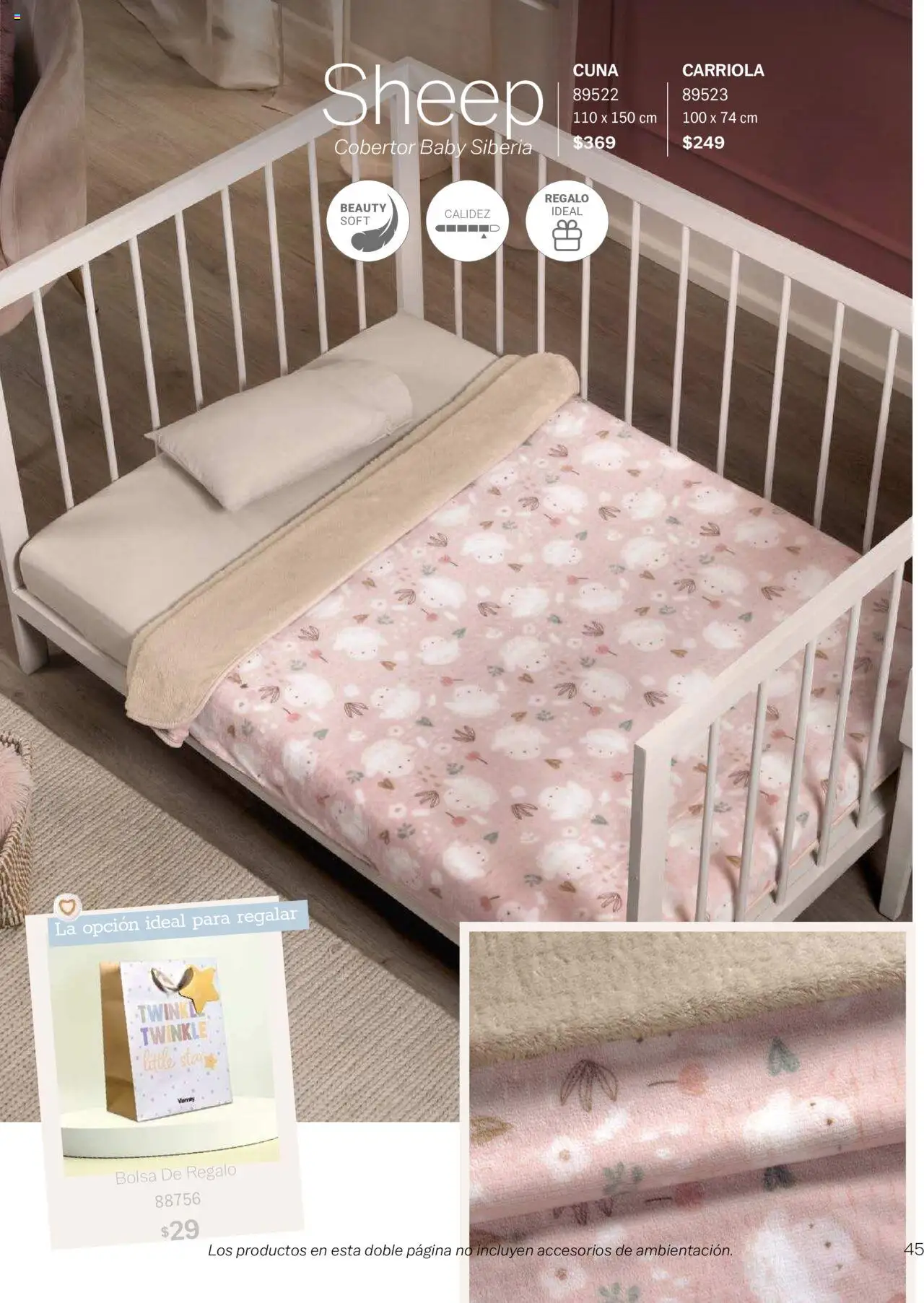Nuevas ofertas de Vianney válidas en toda la República Mexicana desde el 15/08/2025. ¡Encuentra las mejores ofertas en Vianney - Catálogo Bebé! | Página: 47 | Productos: Carriola, Cobertor, Bolsa, Cuna